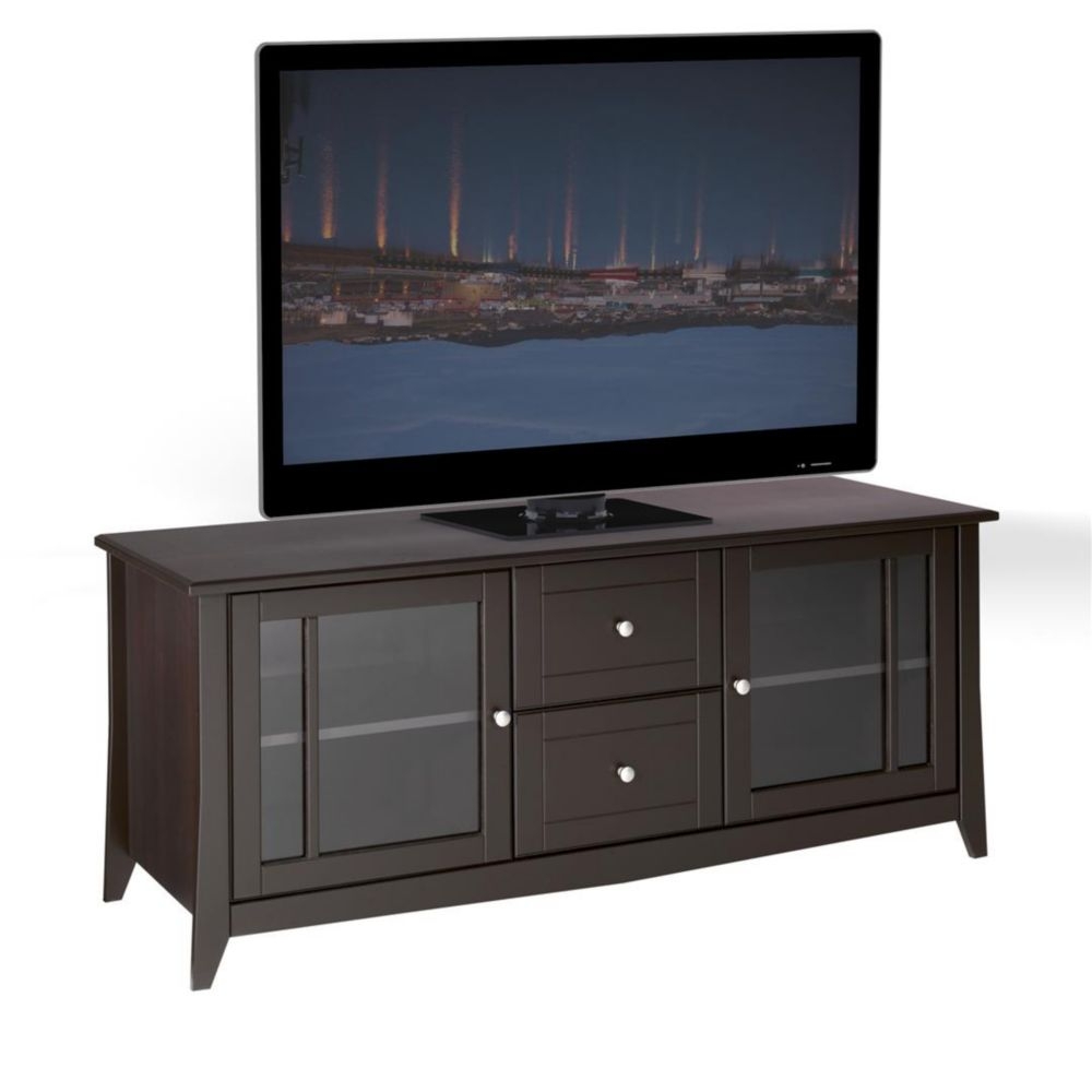 Nexera 200117 Elegance 58-Inches TV Stand, Espresso