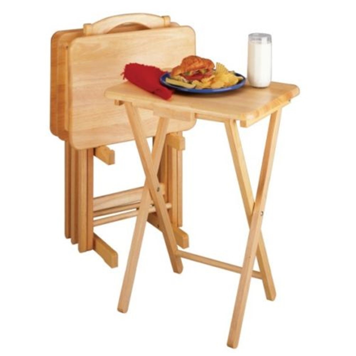 Wooden Folding TV Trays