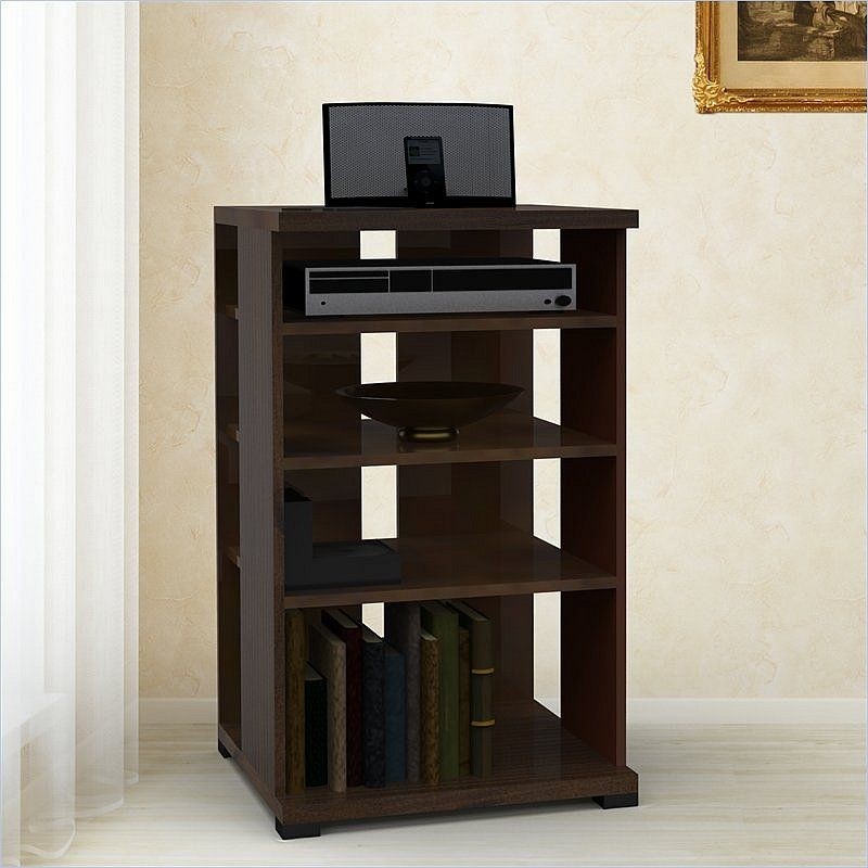Nexera 101012 Jasper Audio Cabinet, Truffle