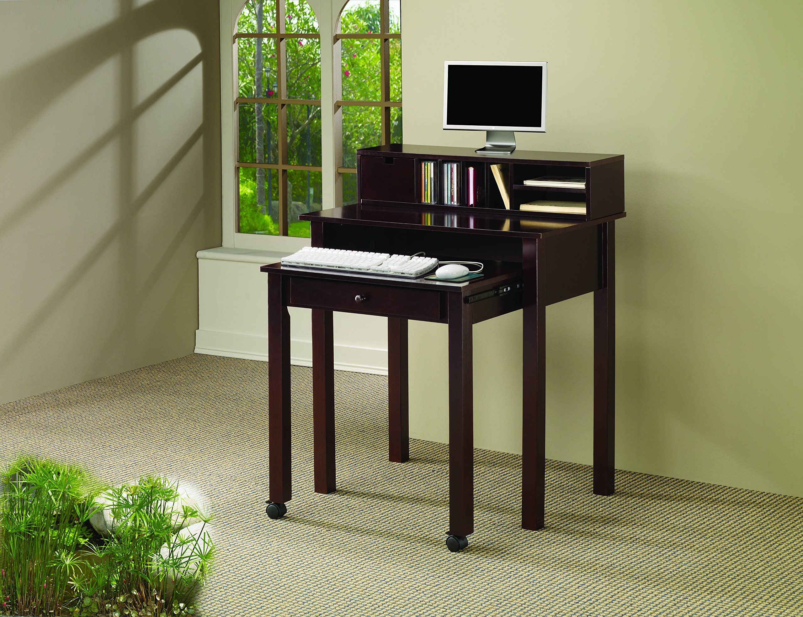 Coaster 800434 Nesting Computer Desk, Cappuccino