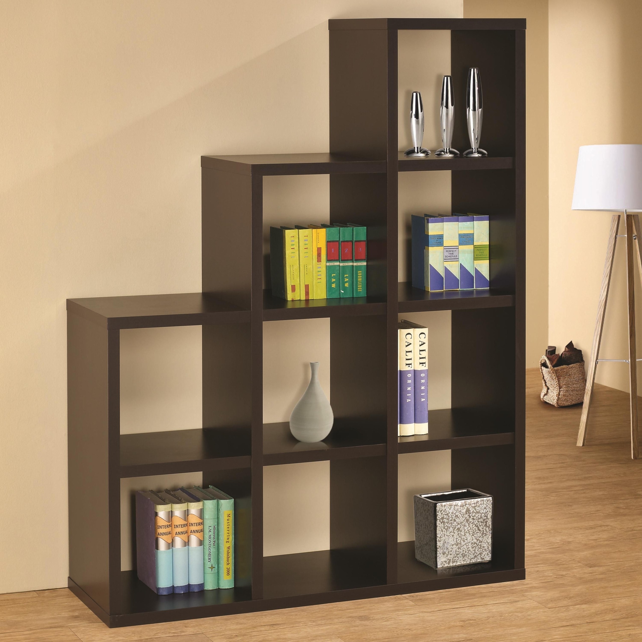 Coaster Cappuccino Bookcase Corner Unit