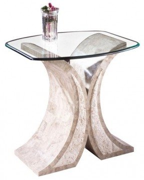Magnussen 58302 Albany Stone Rectangular End Table