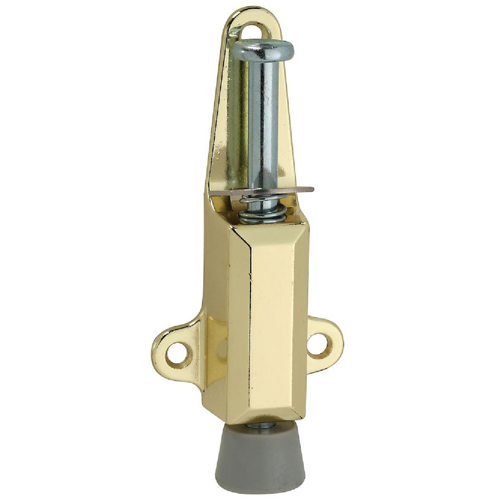 National Hardware V811 Door Stop/Lock in Brass