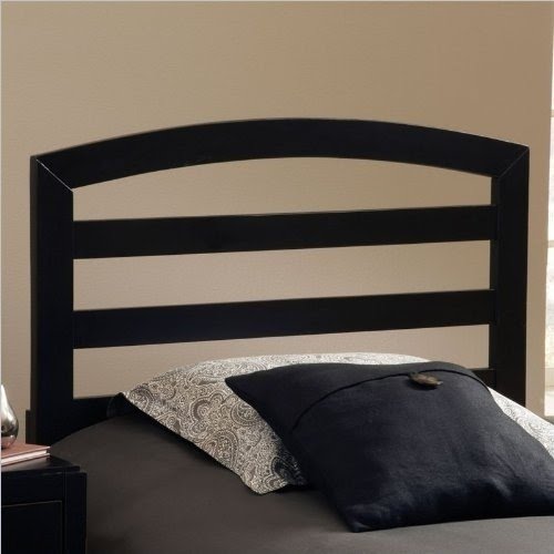 Hillsdale Furniture 1657HTWR Sophia Headboard with Rails, Twin, Black