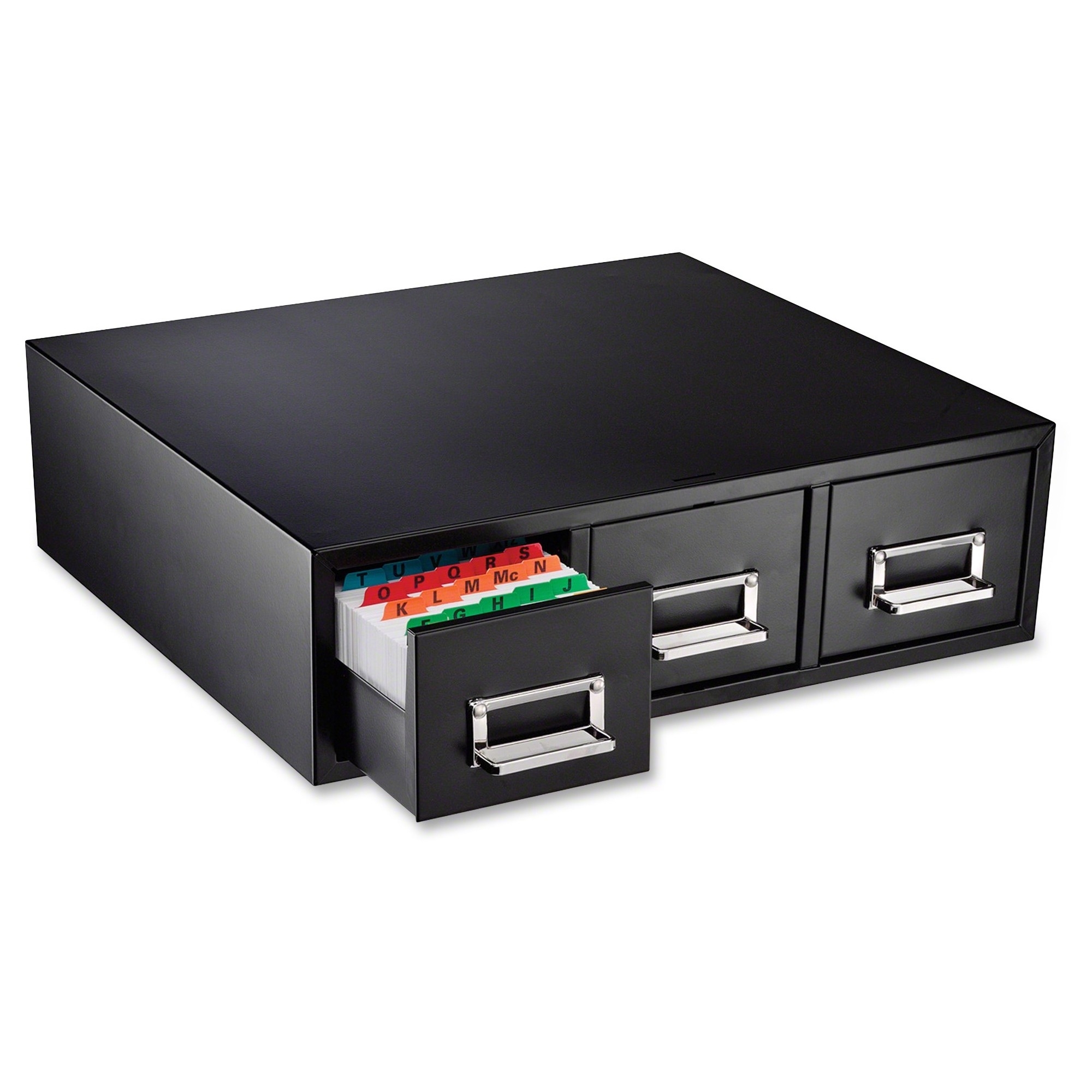 Drawer Card Cabinet Holds 4500 3 X 5 Cards 19 7/8 X 18 1/8 X 7