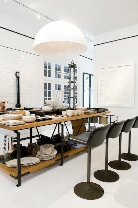 Commercial kitchen island