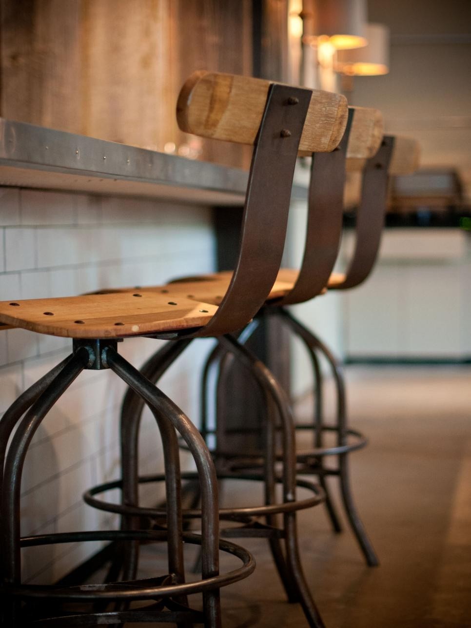 Industrial barstool