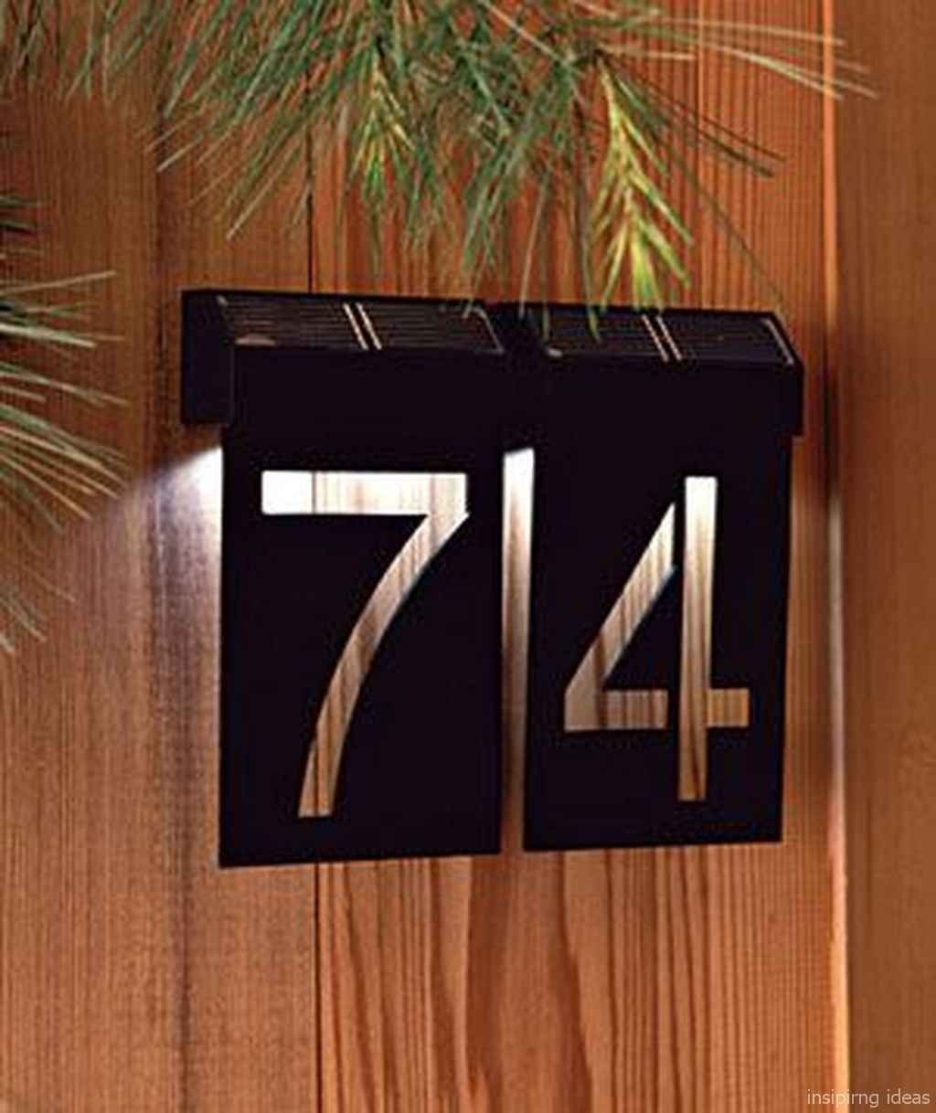 Light up numbers