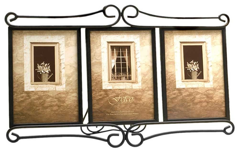 Fetco Home Décor Alton Triple Frame, Bronze