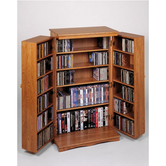 Classic Mission Style Multimedia Cabinet Oak