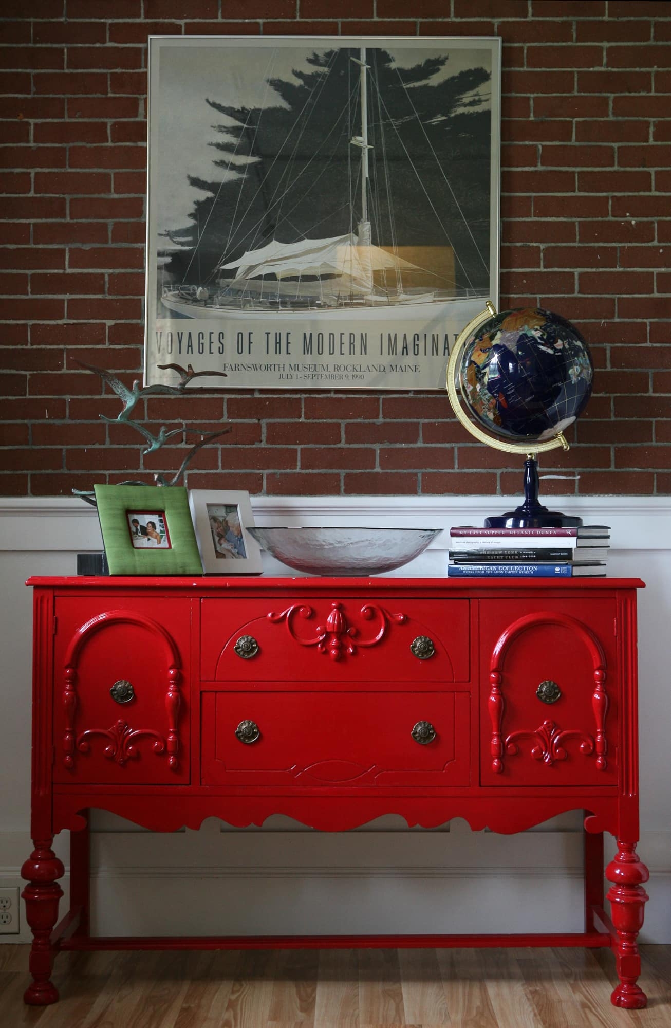 Black vintage sideboard