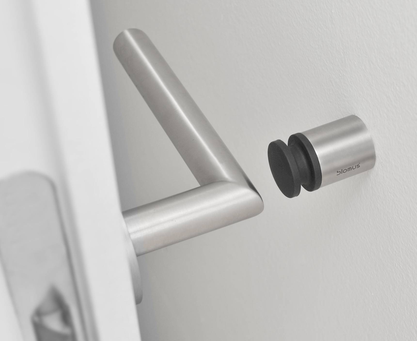 Blomus Entra Door Stop 65353, Size: 0.98" H x 0.98" W x 1.5" D
