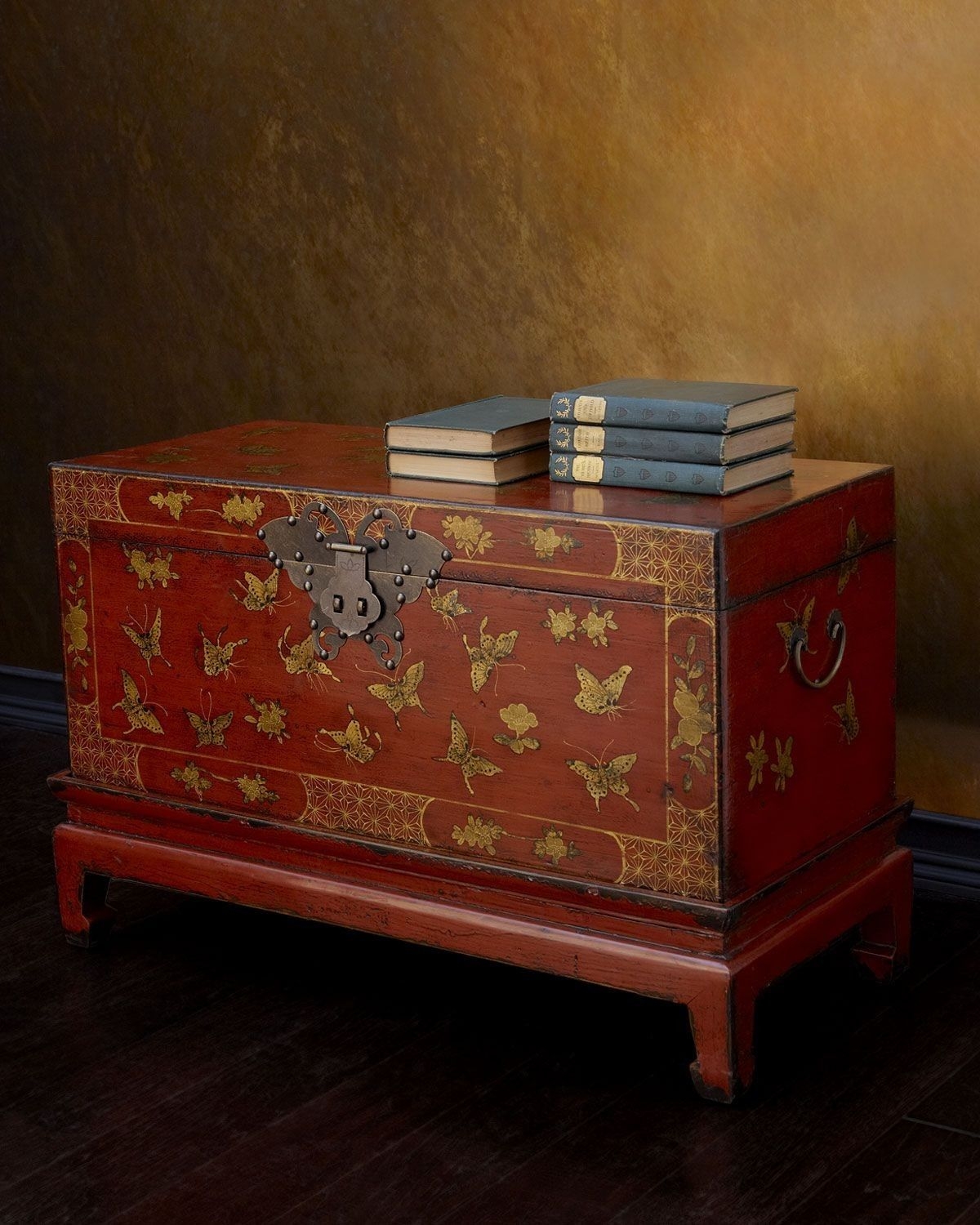 Antique butterfly trunk at horchow not really into asian furniture