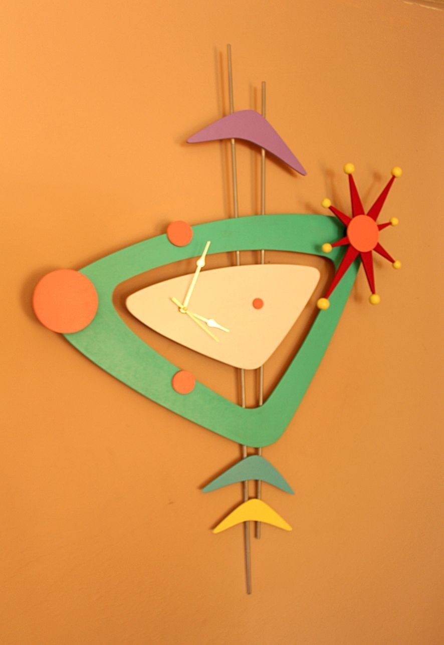 Another pic of my funky retro jetsons wall clock