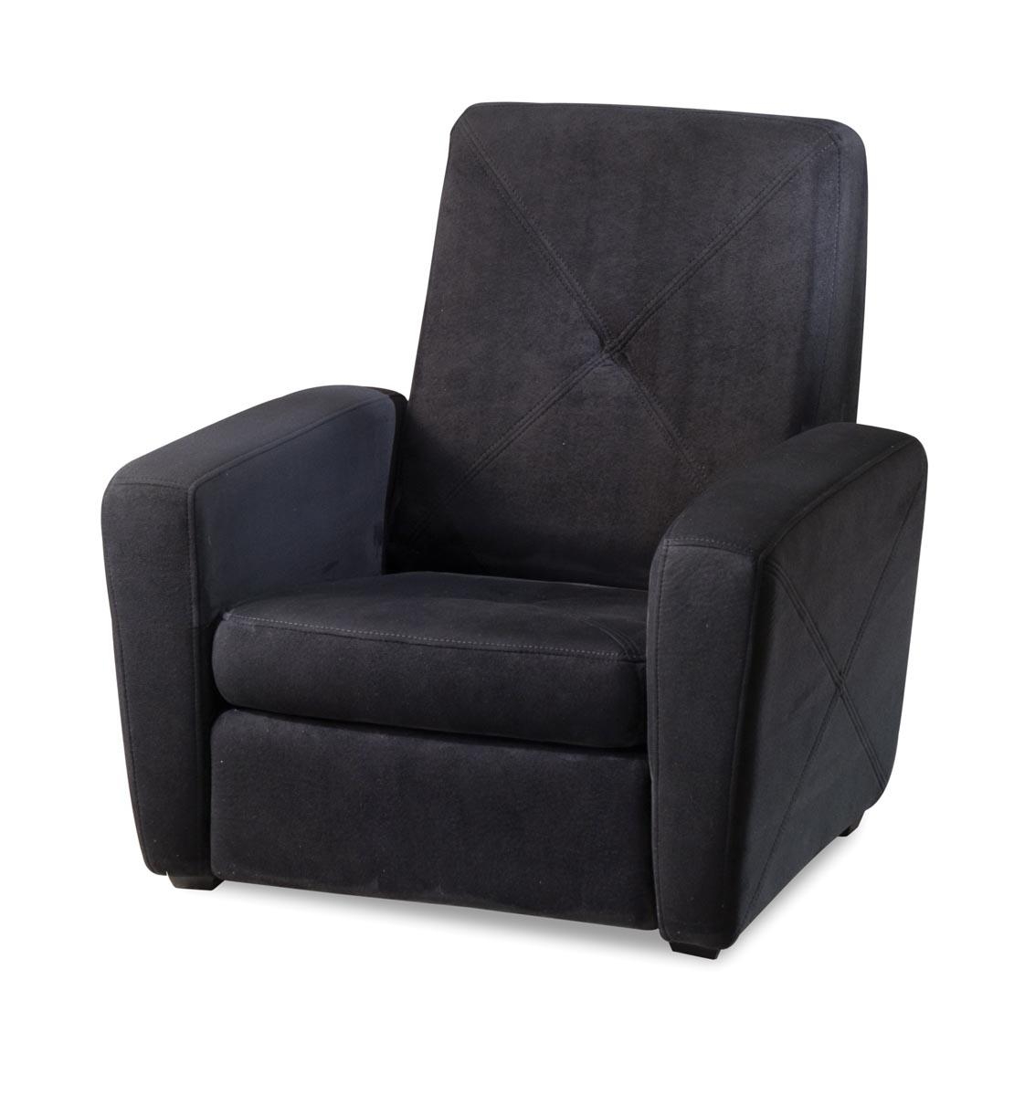 Black microfiber foldable gaming chair