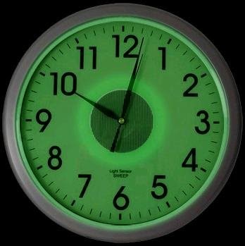 Glow in the dark clock 1