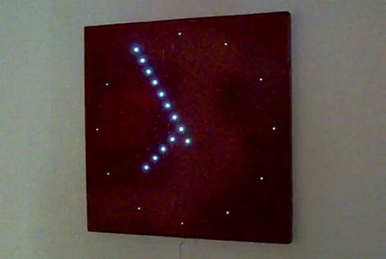 Led wall clock 2