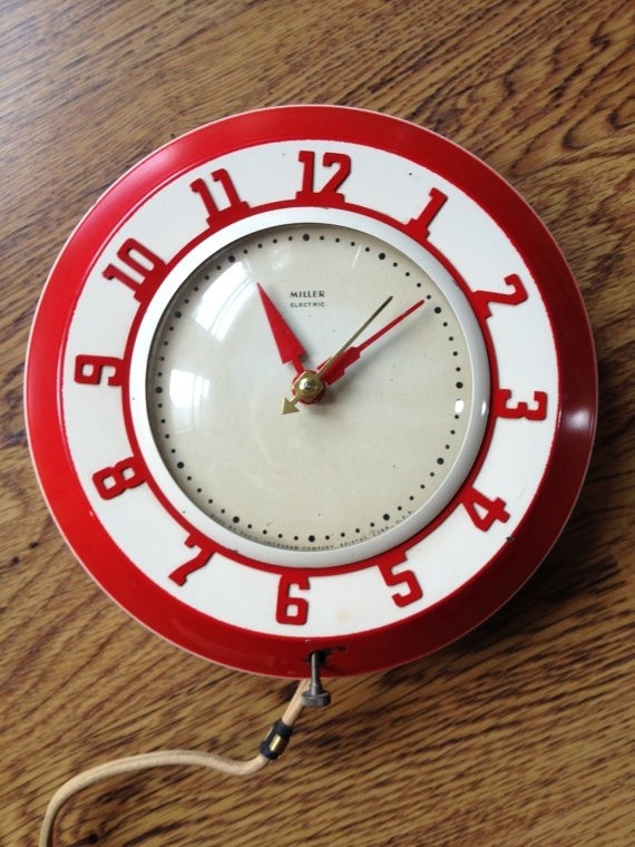 Miller electric wall clock from the 1940 39 s by