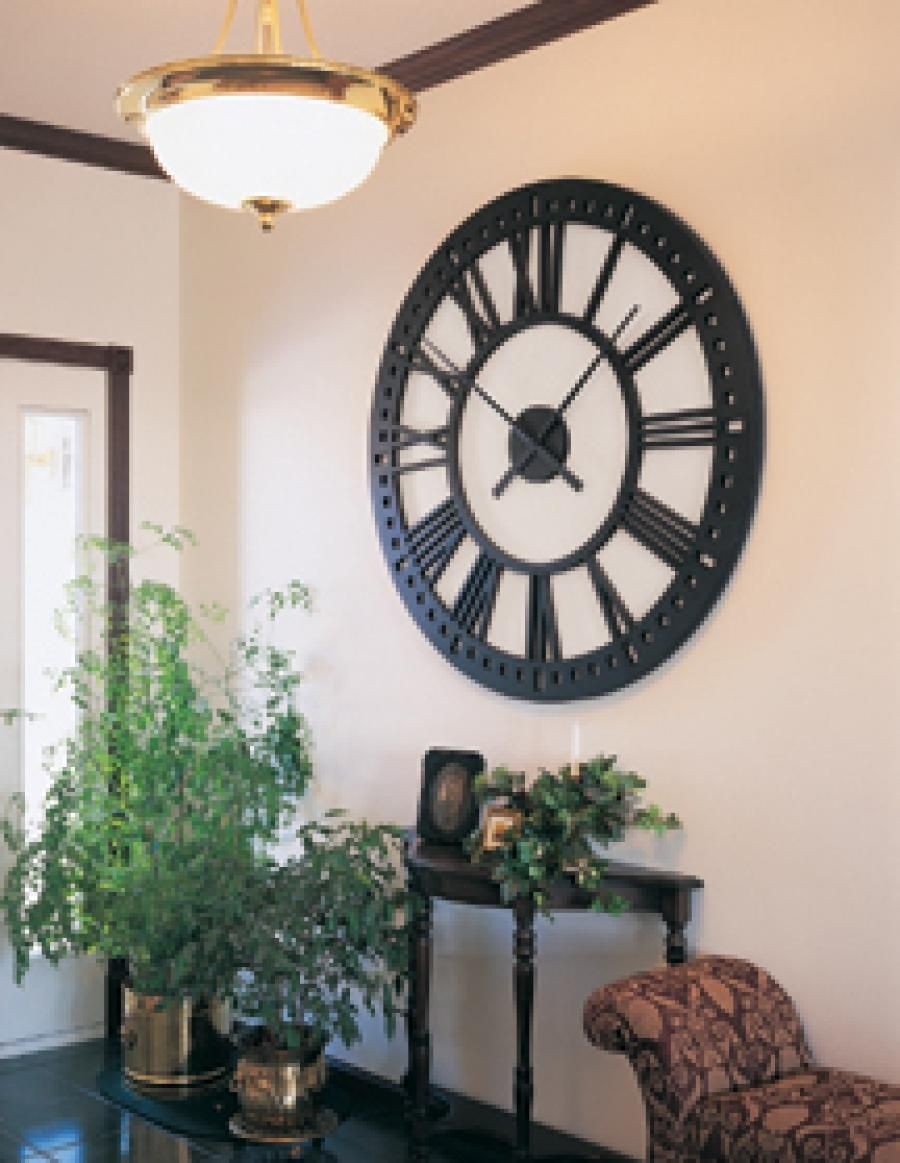 Oversized wall clock
