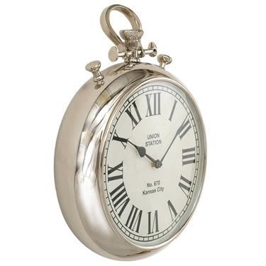 Pocket watch wall clock 35