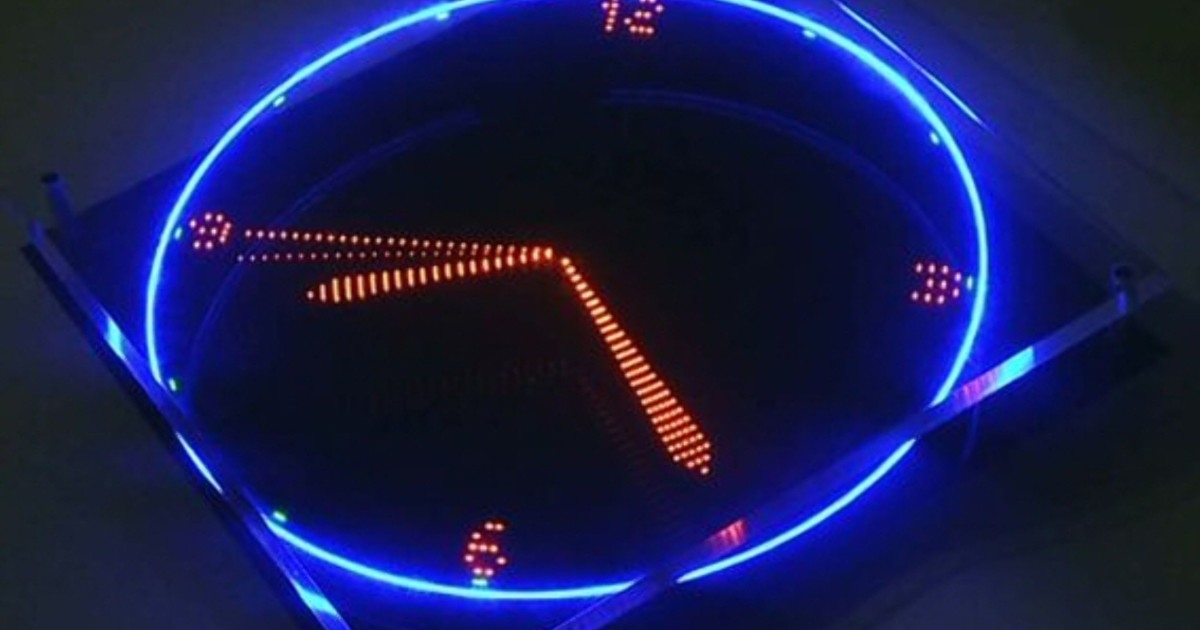 Stylish digital clock