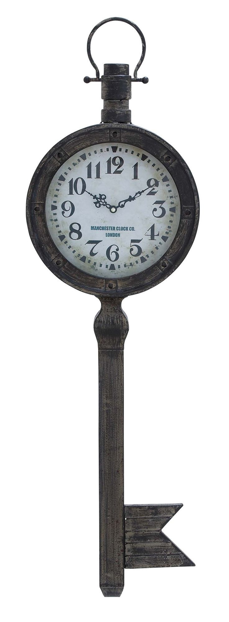 Woodland imports metal elegant design wall clock