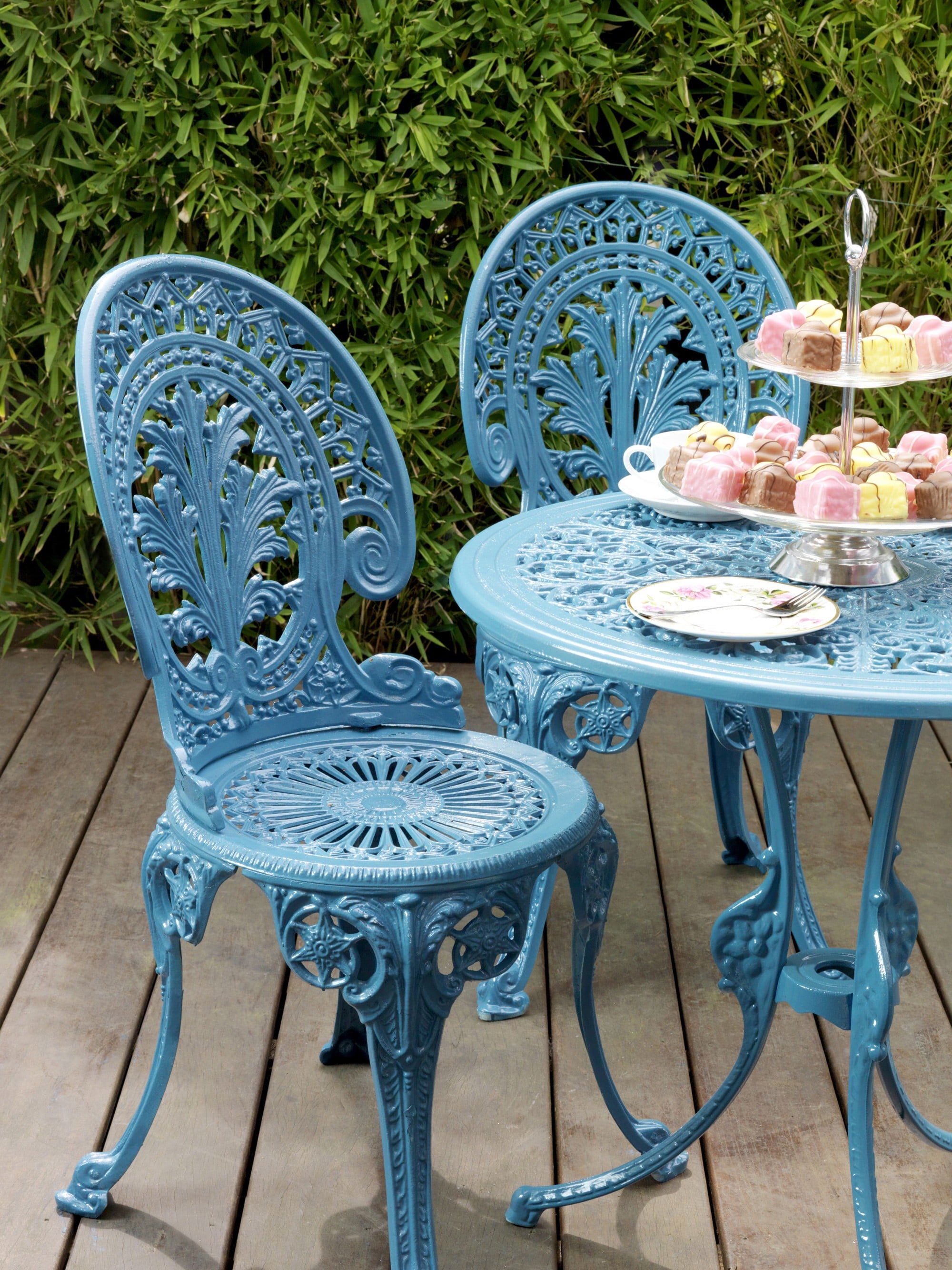 Antique wrought iron furniture