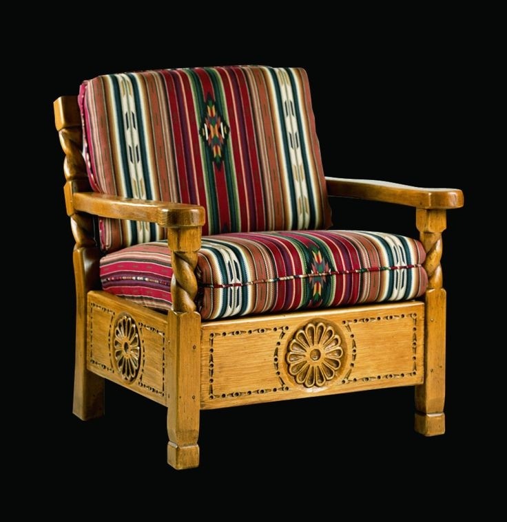 Santa fe easy chair southwest furniture santa fe style southwest