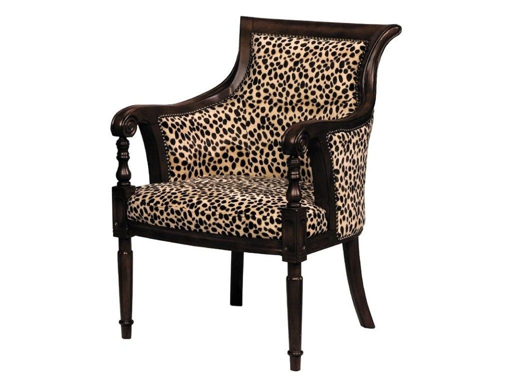 Stein World Upholstered Animal Print Arm Chair