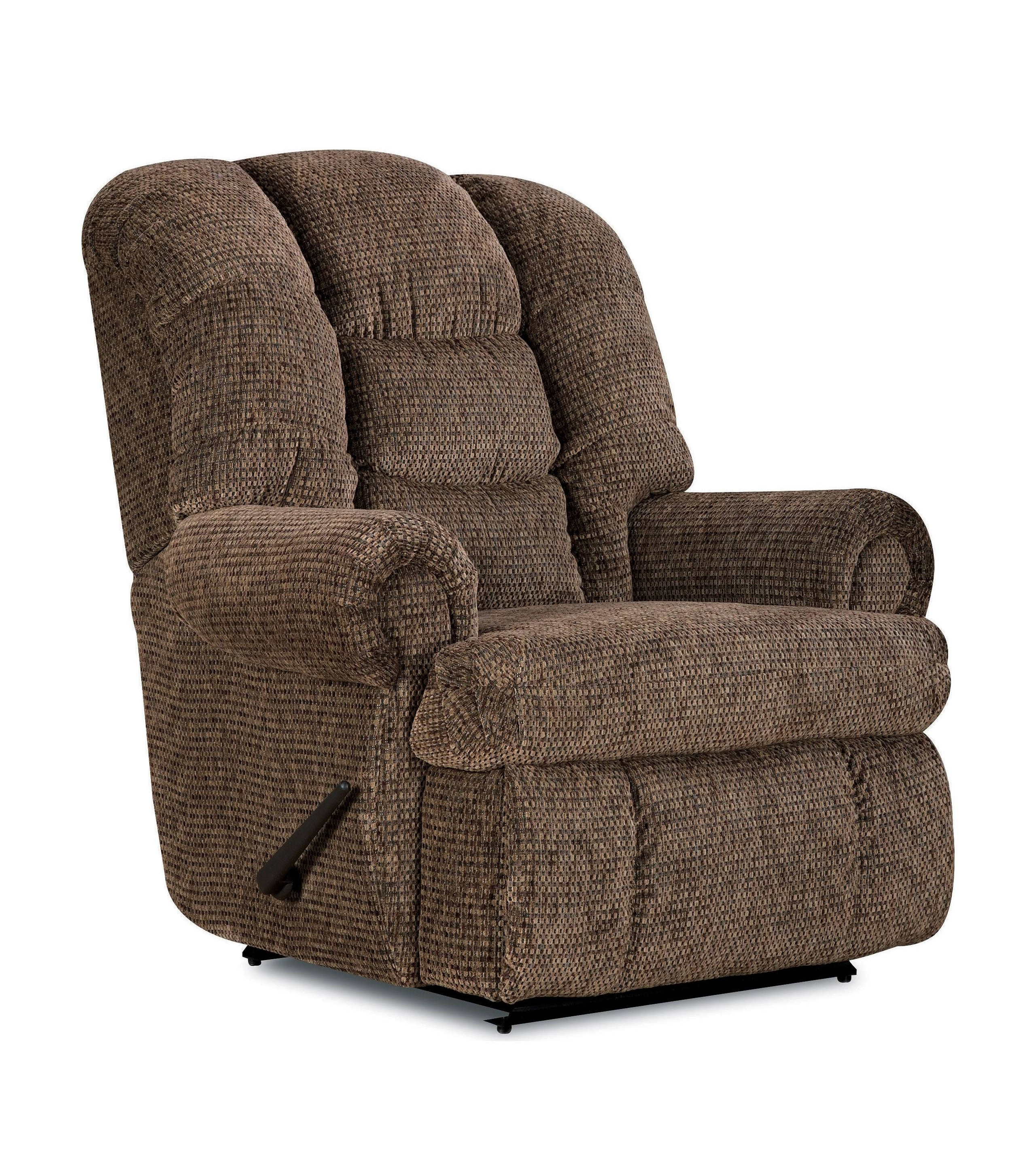 Stallion Comfort King® Chaise Wallsaver Recliner Color: Tan