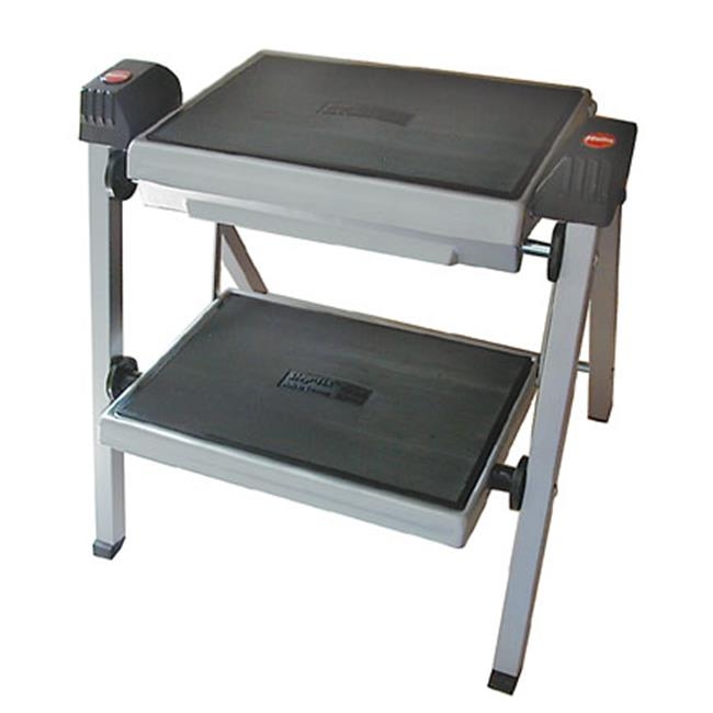 Hardware Distributors H505.04.210 Folding Step Stool - Black-Grey