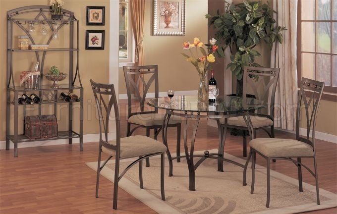 Round Glass Top Table With Chairs
