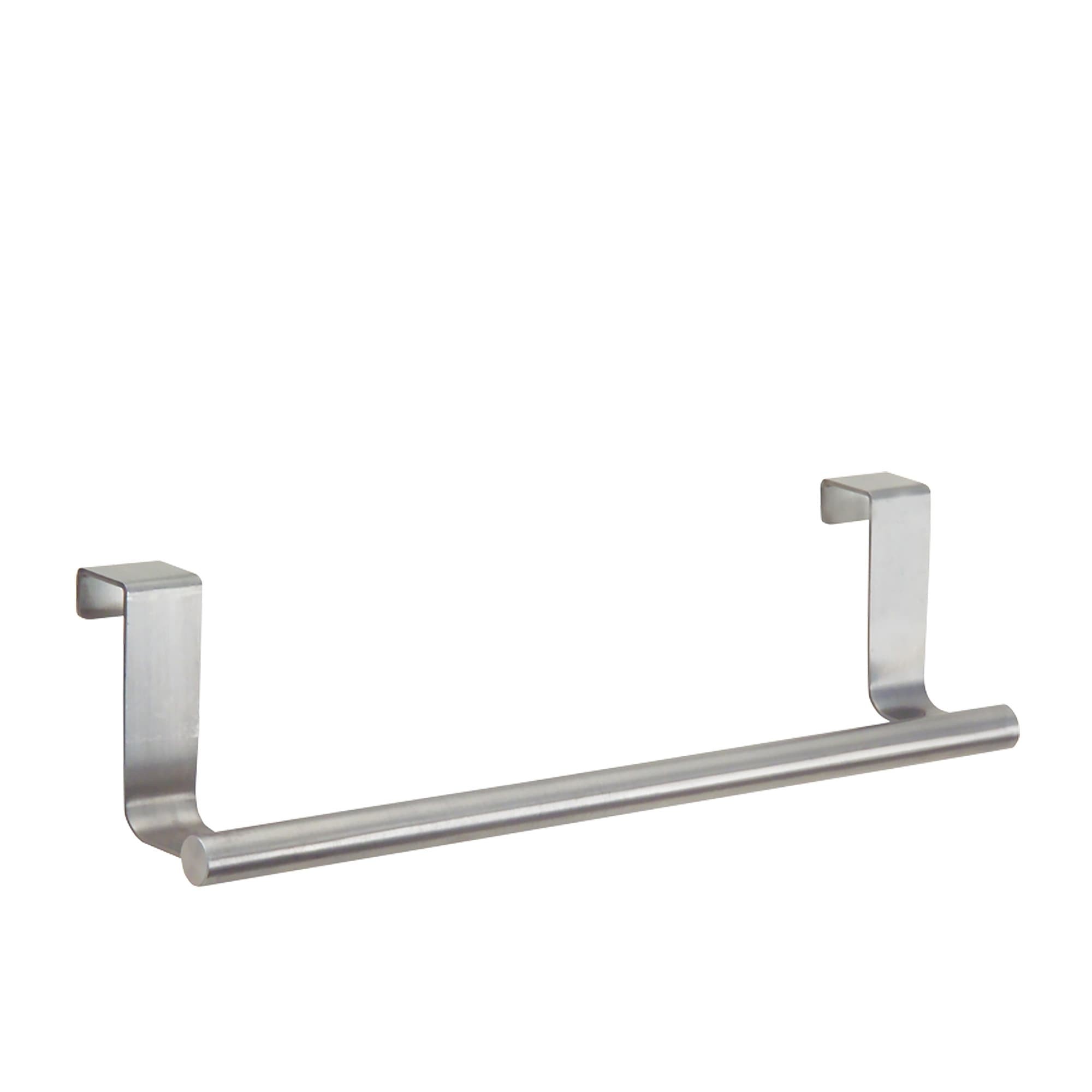 InterDesign Forma Over-the-Cabinet 9-Inch Bath Towel Bar, Brushed Stainless Steel