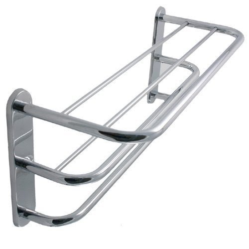 Universal 3-Teir Hotel Shelf/ Towel Rack Finish: Polished Chrome