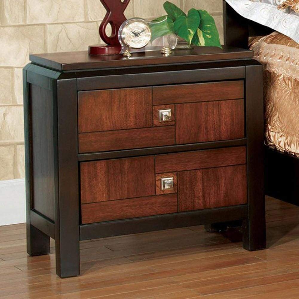 Patra Acacia & Walnut Finish Night Stand