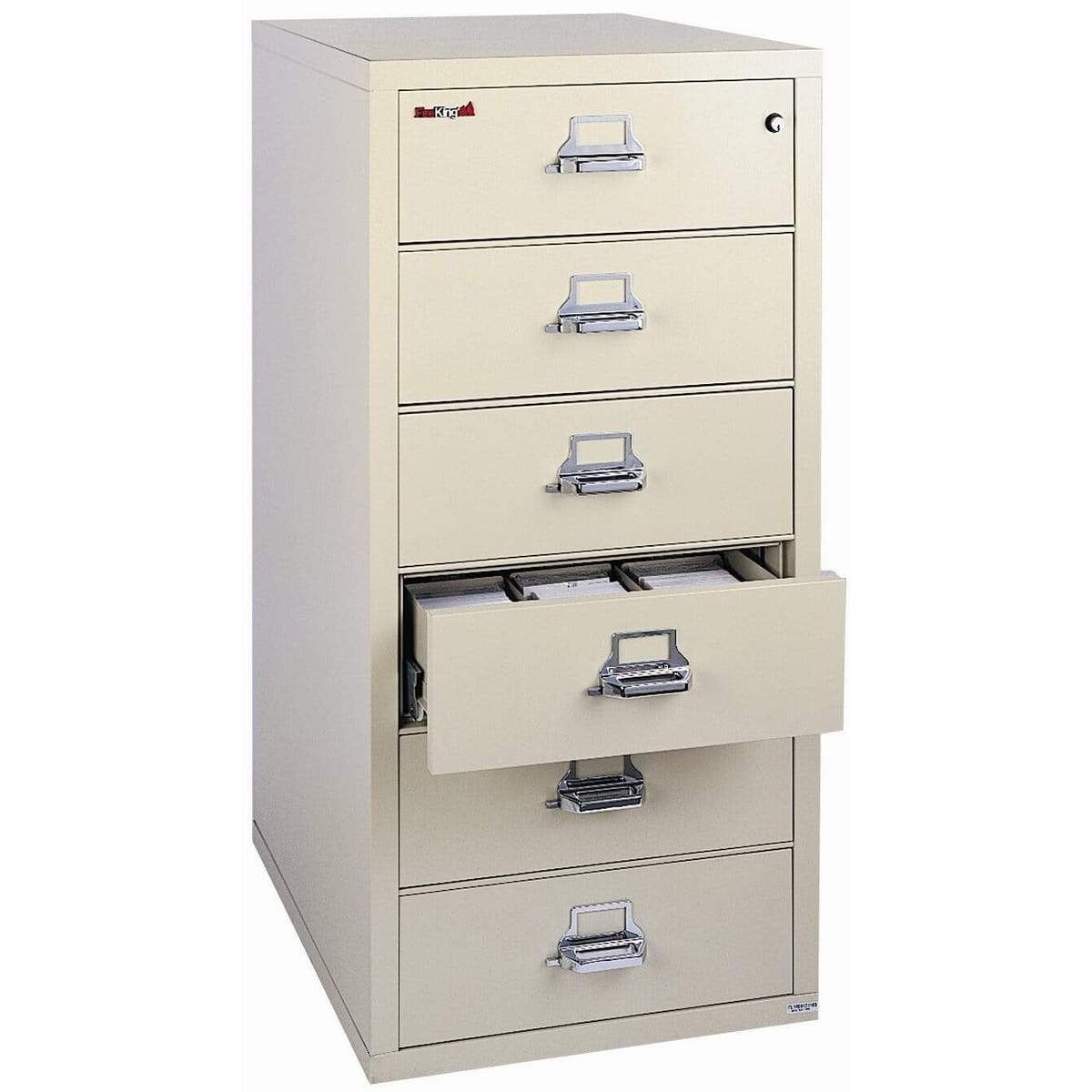 Fire King SixDrawer Fireproof Card and Check File