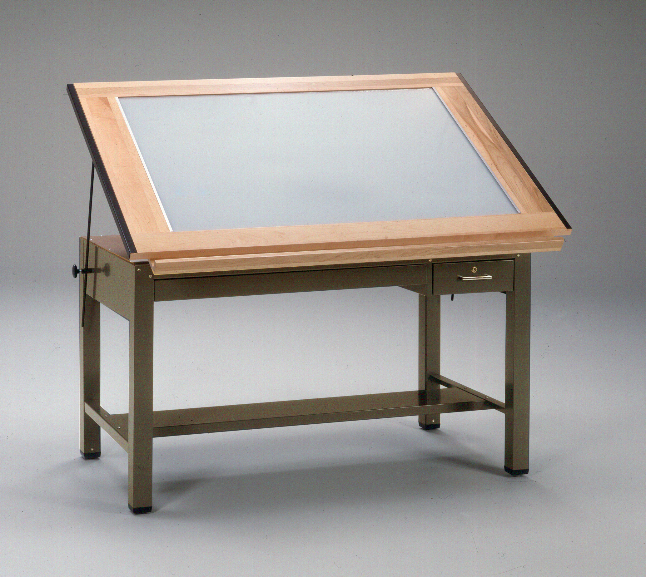 Mayline Ranger Steel 4 Post Light Table -
