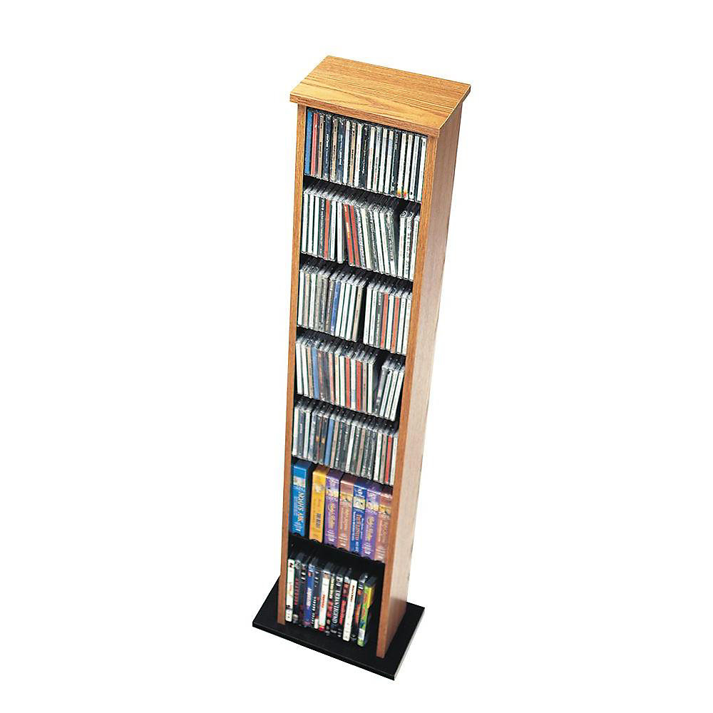 Media Tower, holds 160 CDs Oak