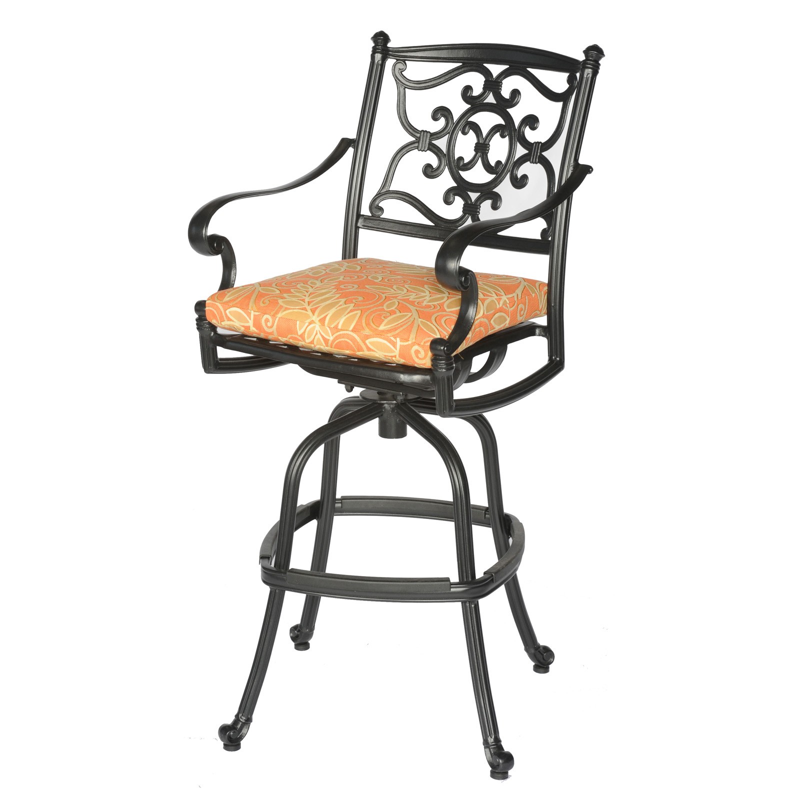 Meadow Decor 2630-58 Kingston 50-Inch Bar Height Barstool, Walnut