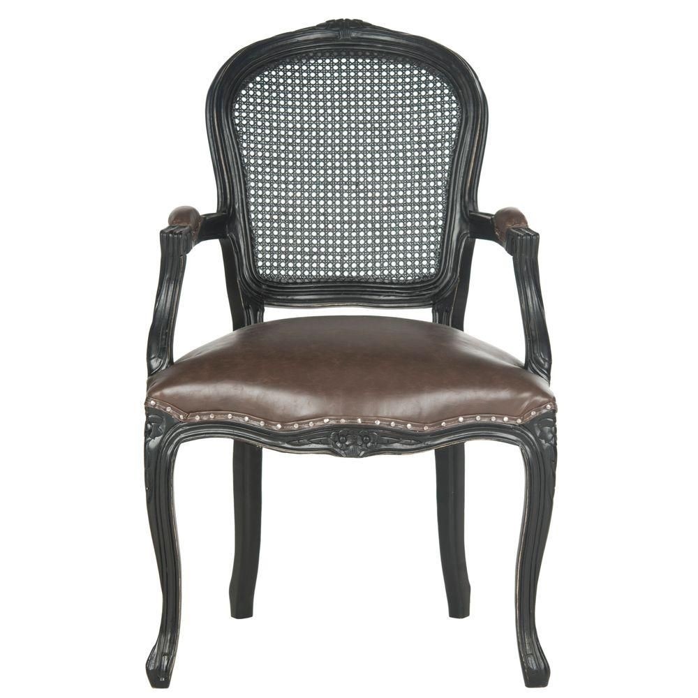 Safavieh Mercer Collection McKenna Arm Chair, Antique Brown