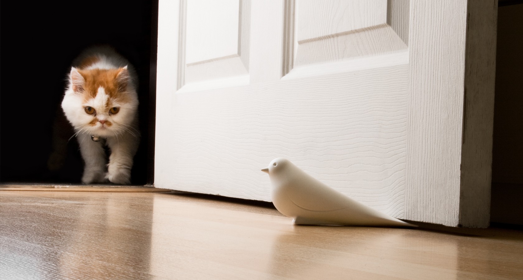 Dove Door Stopper Pink