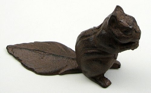 IWGAC 0184S-0128 Squirrel Cast Iron Door Stop
