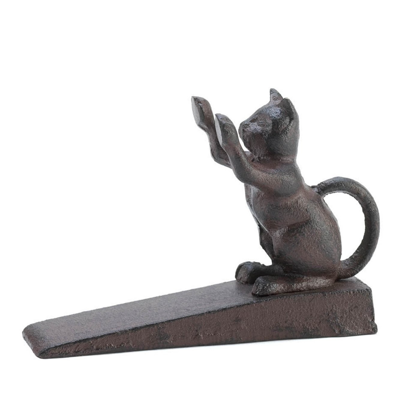 Koolekoo Cat Scratching Door Stopper - Cast Iron Doorstop