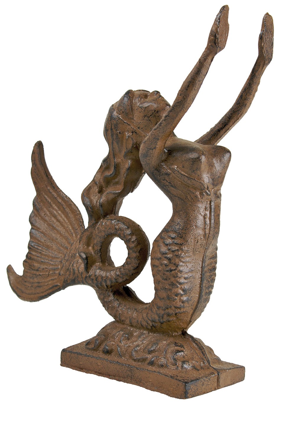 Rustic Iron Mermaid Door Stop 9" - Mermaid Decor - Nautical Decor - Beach Decor - Mermaid Decoration