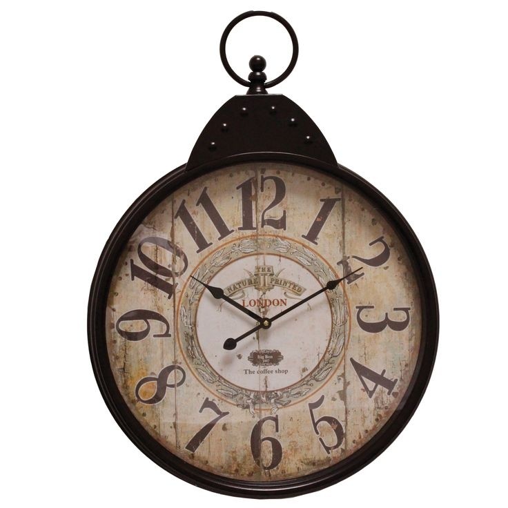 27-Inch High Servelk Metal Wall Clock