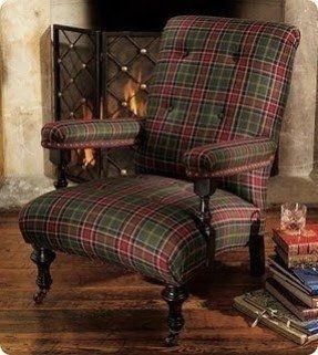 Checked chair