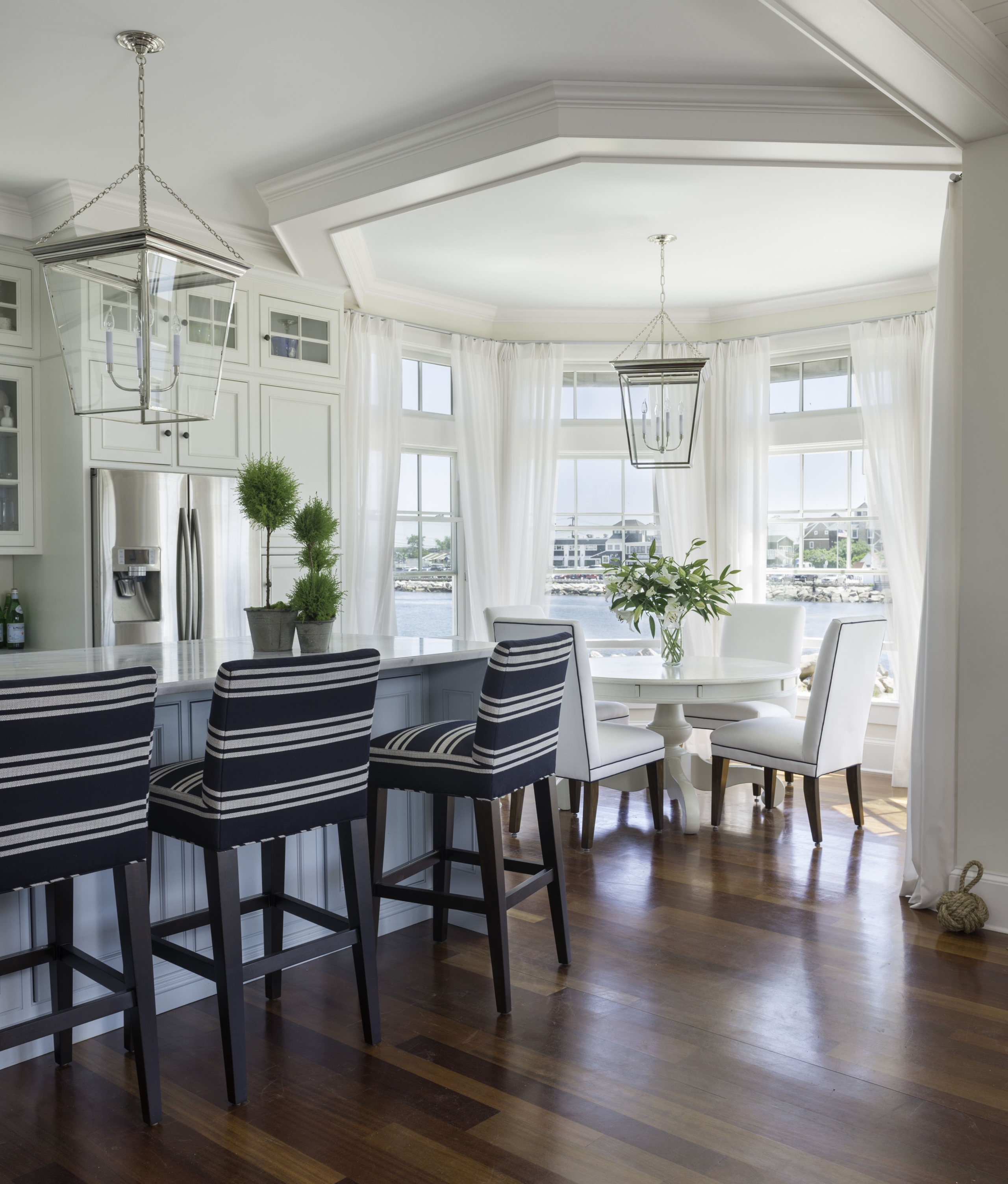 Coastal style bar stools