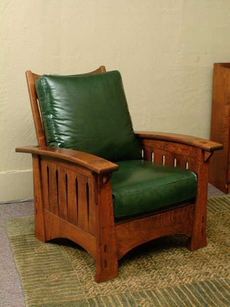 Cold river furniture bow arm morris chair