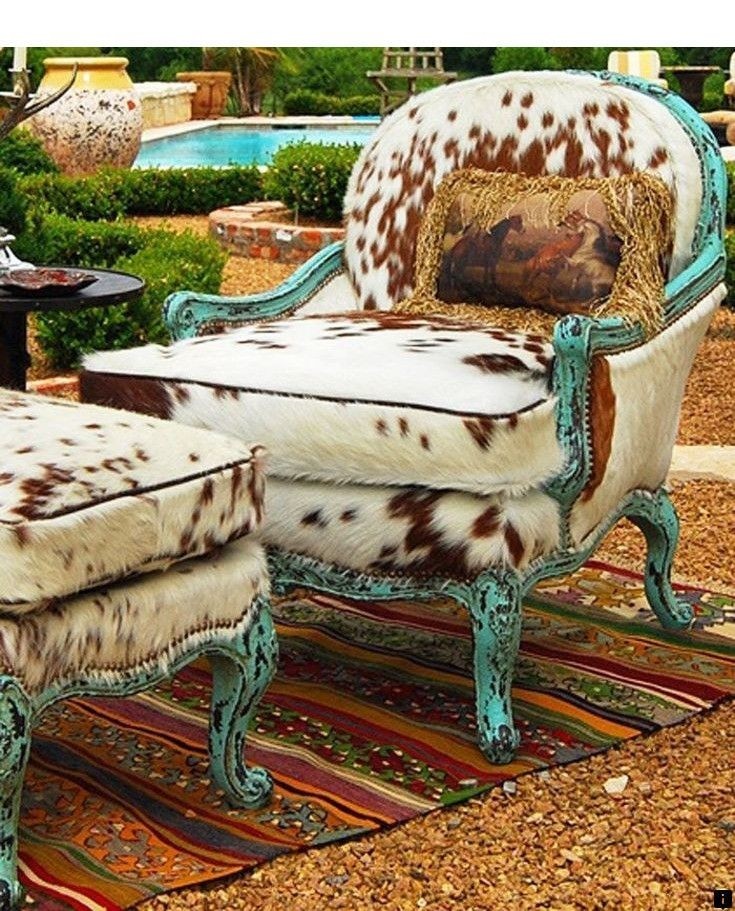 Cowhide chair 1