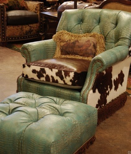 Cowhide chair 3